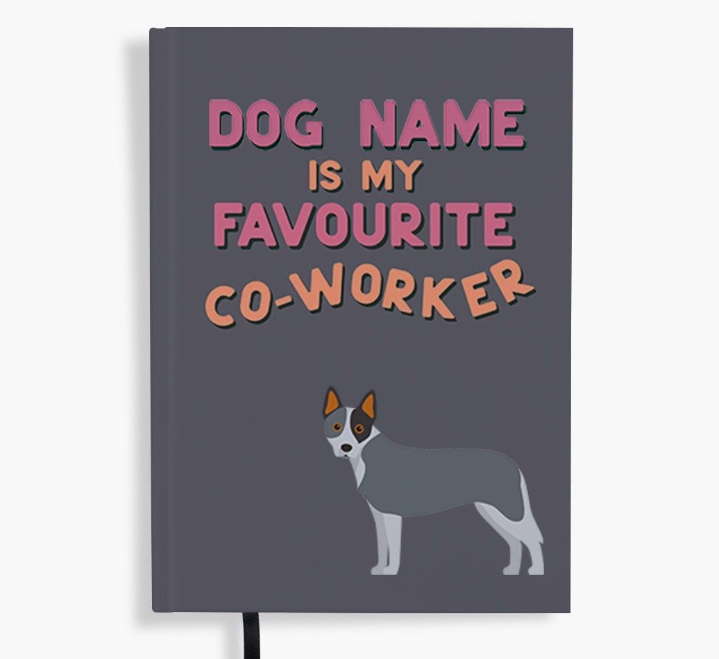 Favorite Co-Worker: Personalized {breedFullName} Notebook
