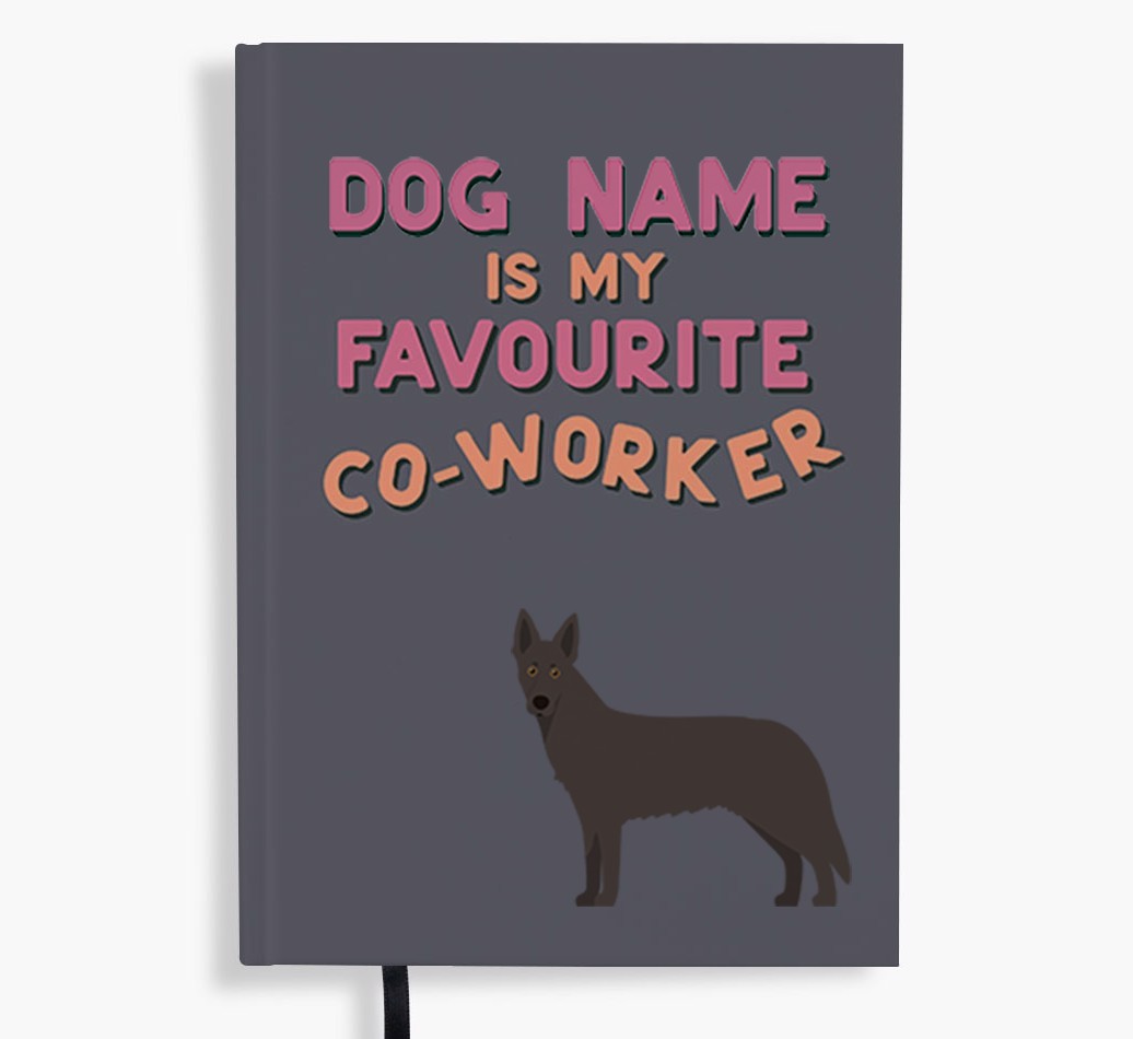Favourite Co-Worker: Personalised {breedFullName} Notebook