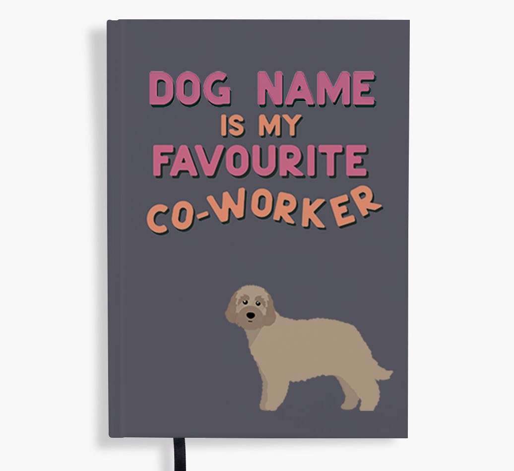 Favourite Co-Worker: Personalised {breedFullName} Notebook