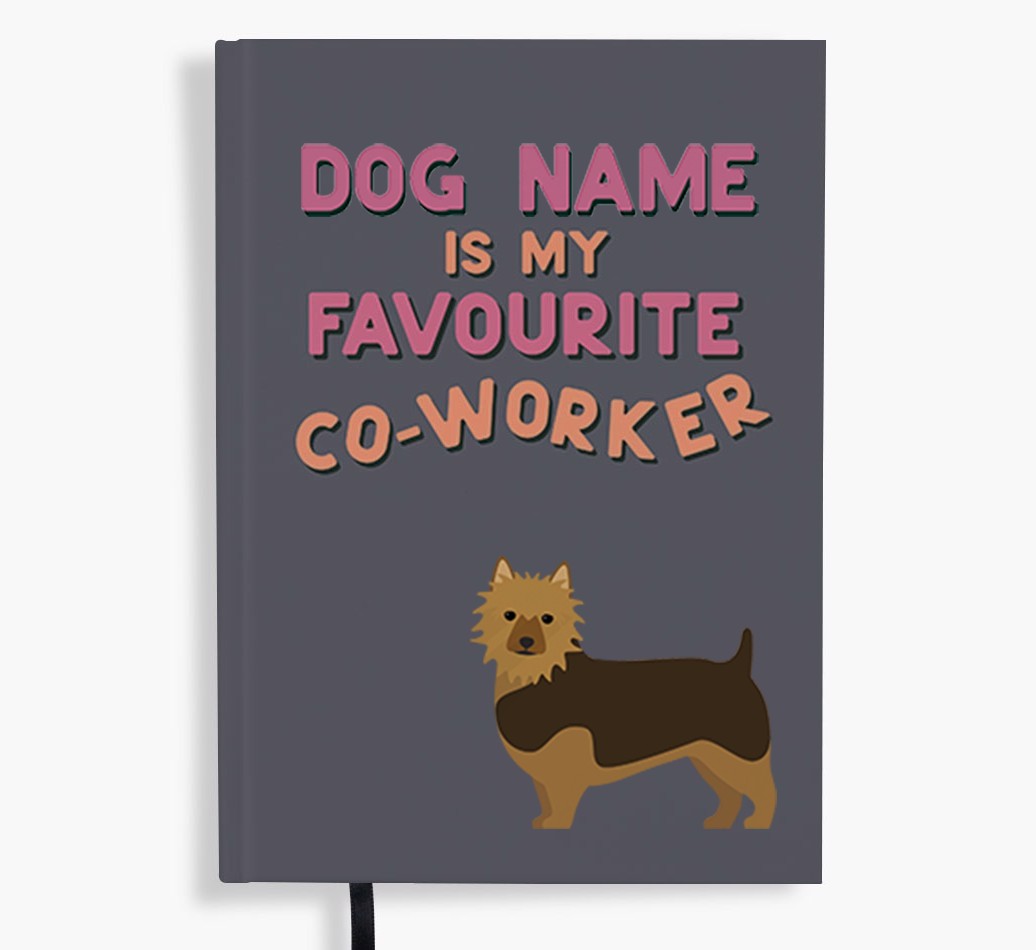 Favourite Co-Worker: Personalised {breedFullName} Notebook