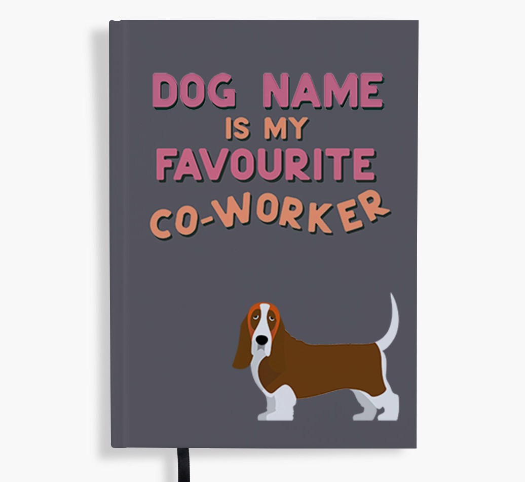 Favourite Co-Worker: Personalised {breedFullName} Notebook