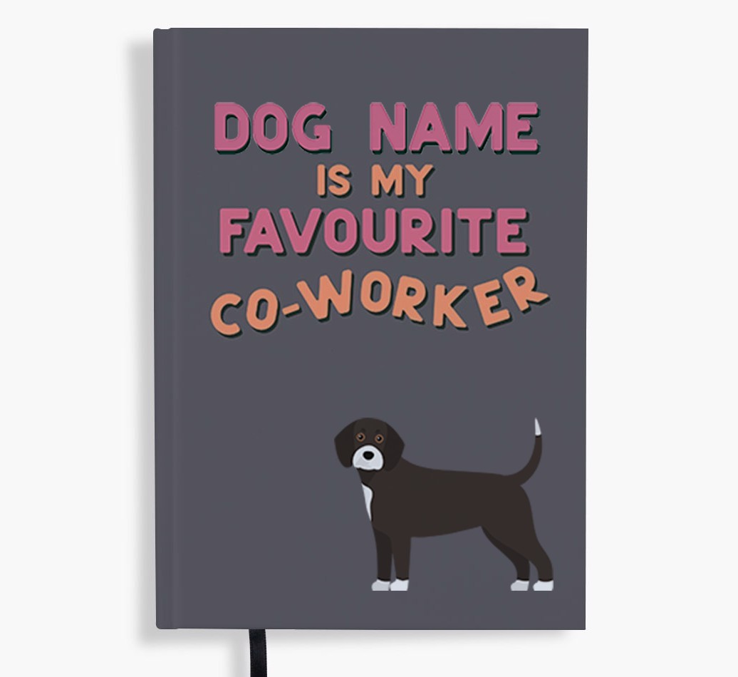 Favourite Co-Worker: Personalised {breedFullName} Notebook