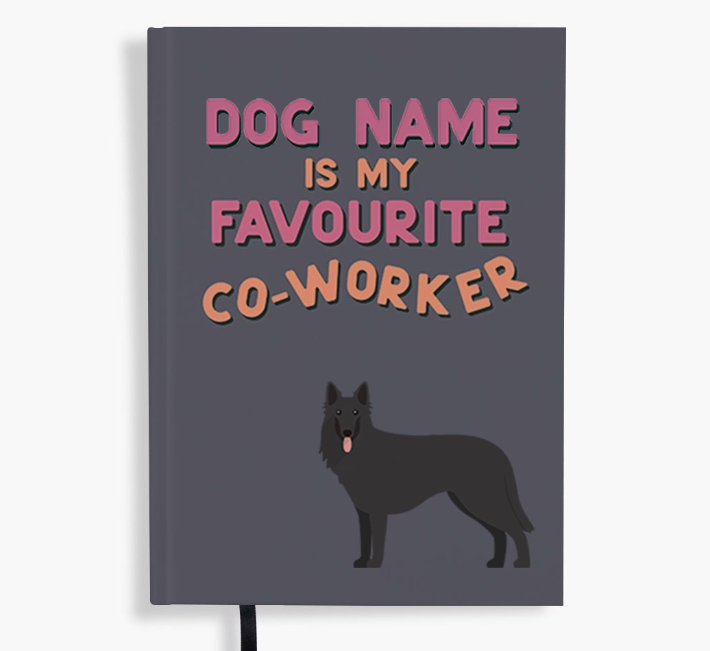 Favourite Co-Worker: Personalised {breedFullName} Notebook