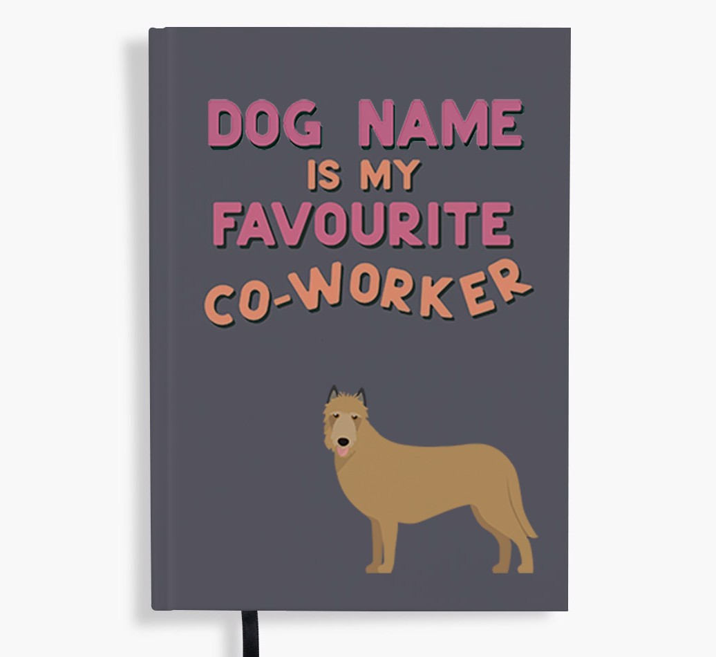 Favourite Co-Worker: Personalised {breedFullName} Notebook