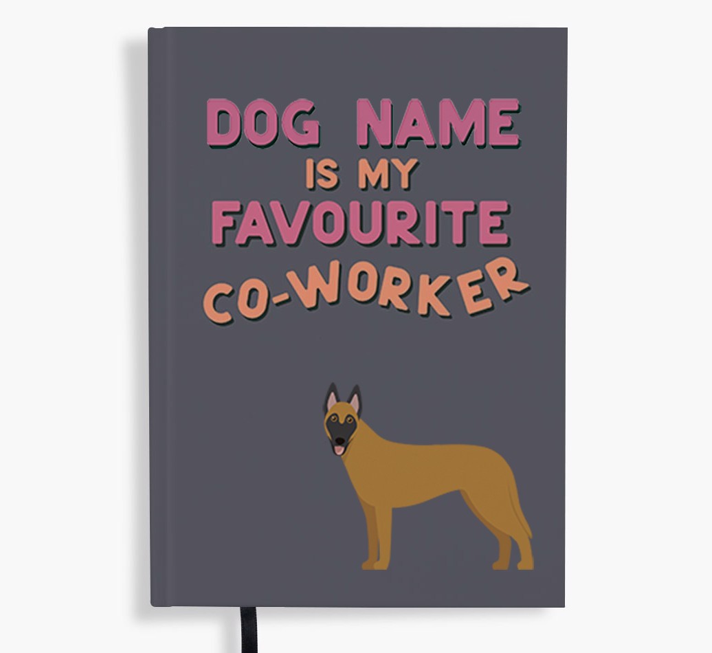 Favourite Co-Worker: Personalised {breedFullName} Notebook