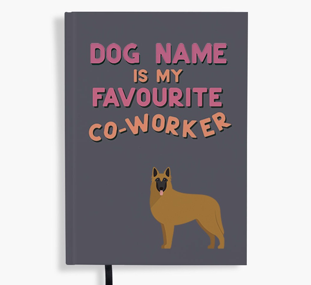 Favourite Co-Worker: Personalised {breedFullName} Notebook