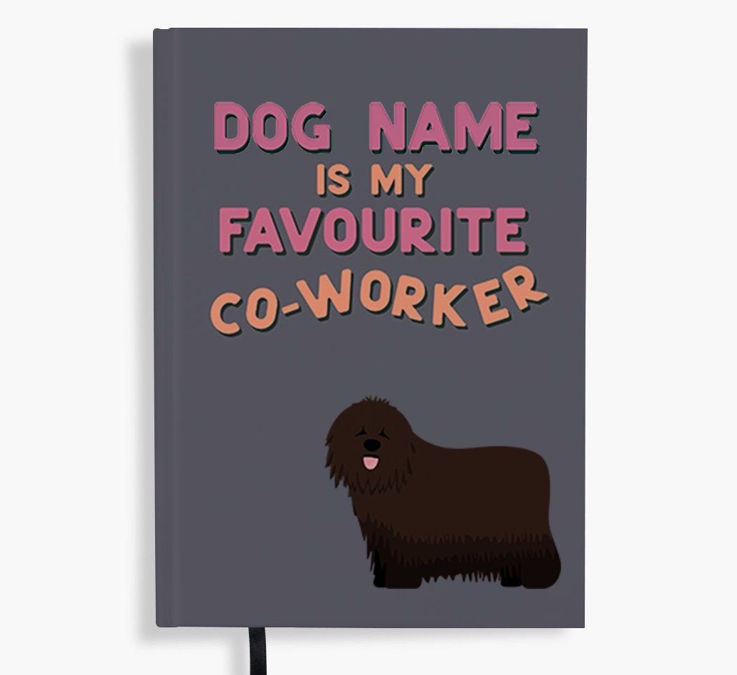 Favourite Co-Worker: Personalised {breedFullName} Notebook