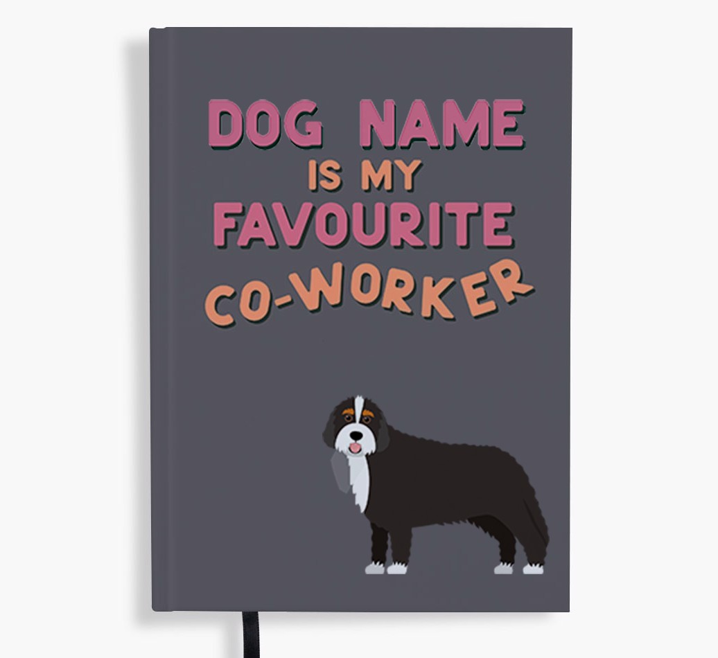 Favourite Co-Worker: Personalised {breedFullName} Notebook