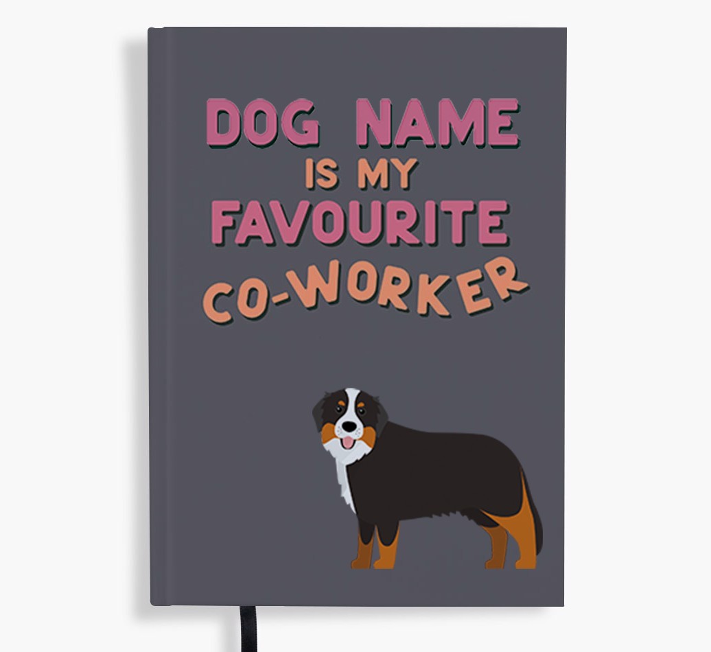 Favourite Co-Worker: Personalised {breedFullName} Notebook