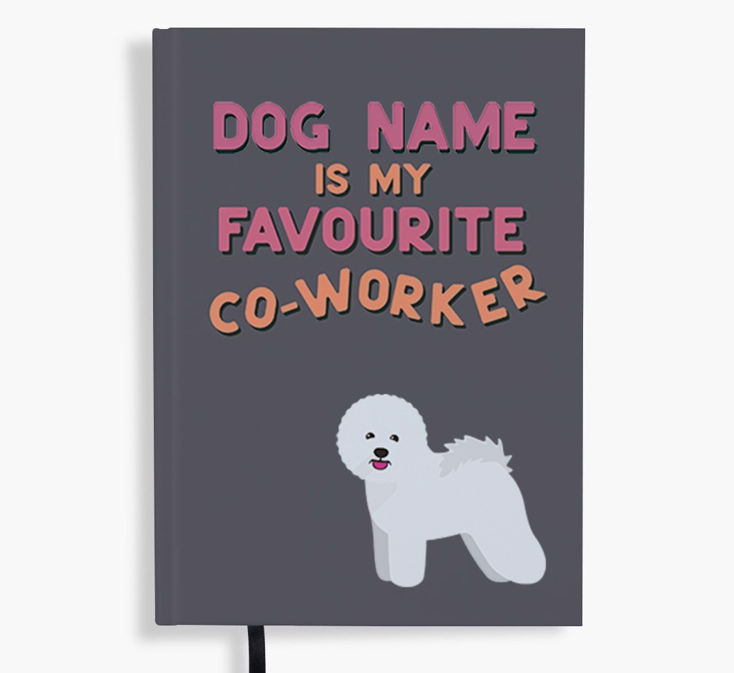 Favourite Co-Worker: Personalised {breedFullName} Notebook