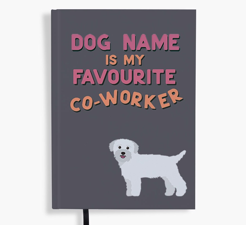 Favourite Co-Worker: Personalised {breedFullName} Notebook