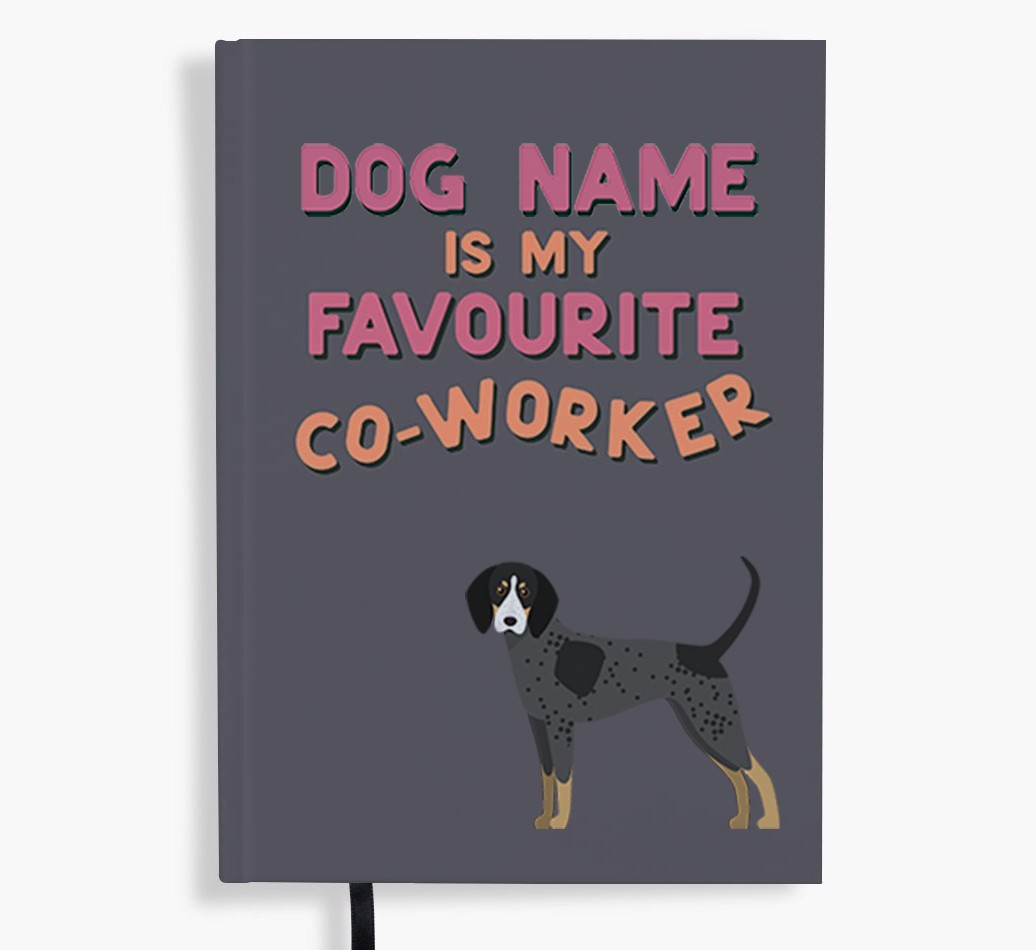 Favourite Co-Worker: Personalised {breedFullName} Notebook