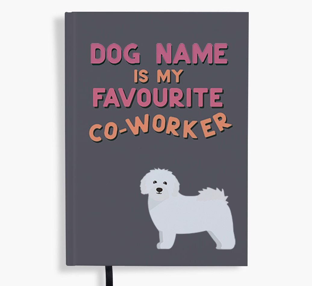 Favourite Co-Worker: Personalised {breedFullName} Notebook