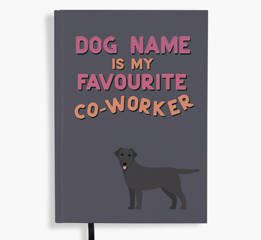 Favourite Co-Worker: Personalised {breedFullName} Notebook