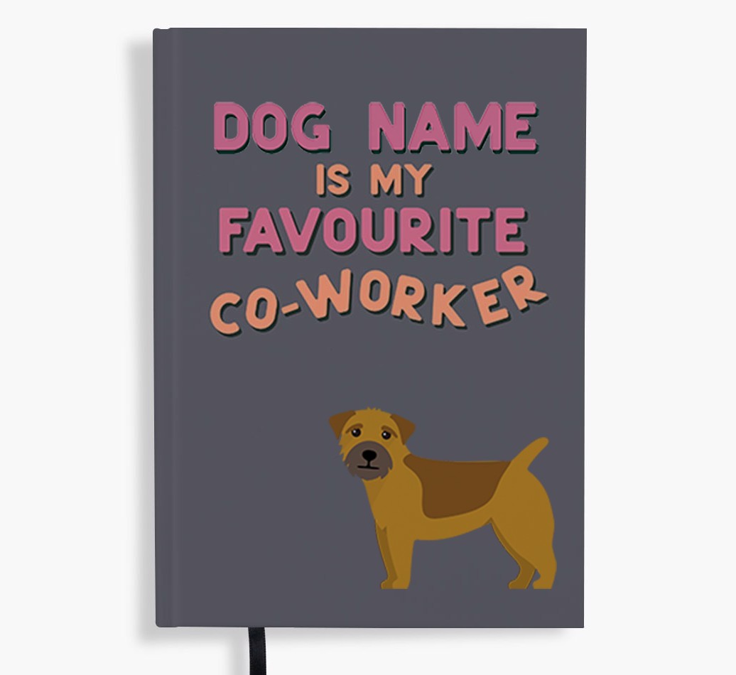 Favourite Co-Worker: Personalised {breedFullName} Notebook