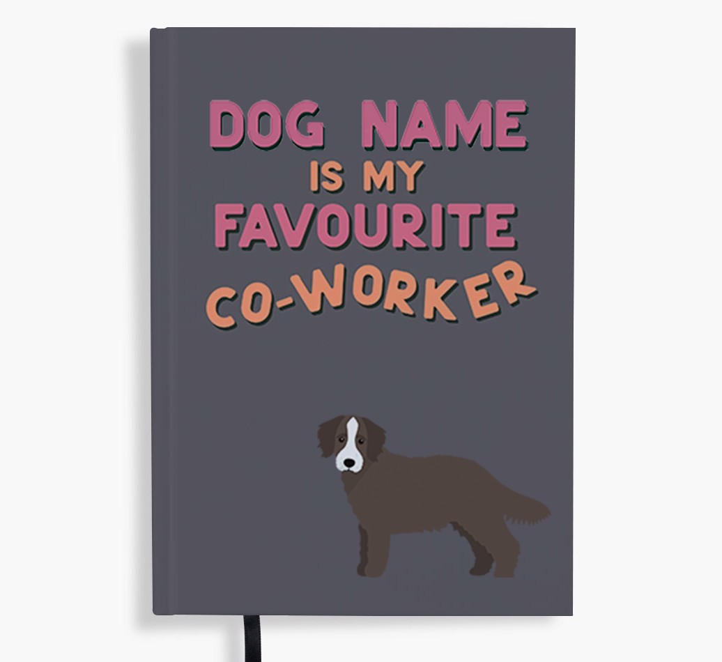 Favourite Co-Worker: Personalised {breedFullName} Notebook