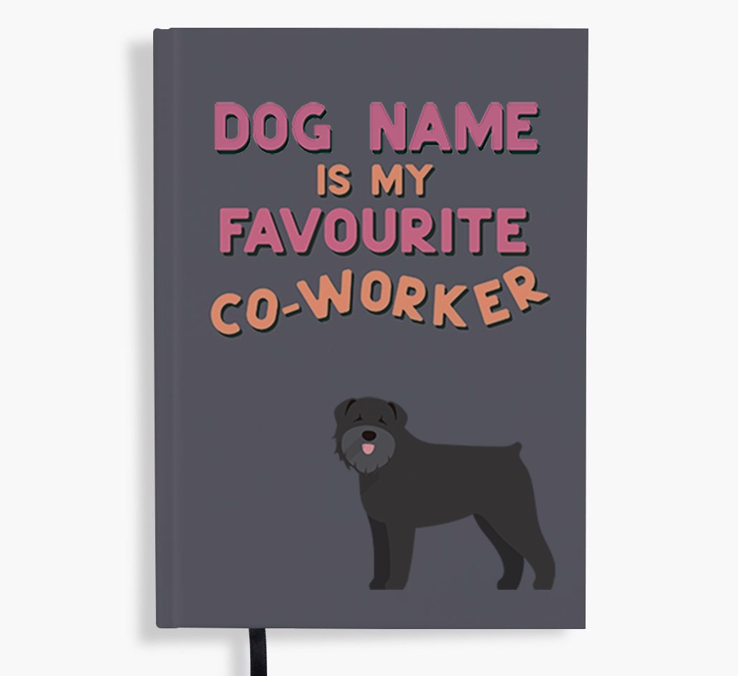 Favourite Co-Worker: Personalised {breedFullName} Notebook
