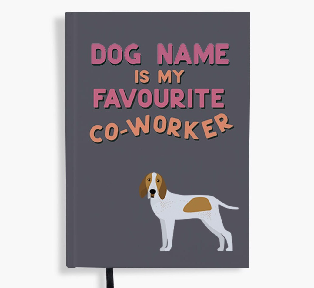 Favourite Co-Worker: Personalised {breedFullName} Notebook