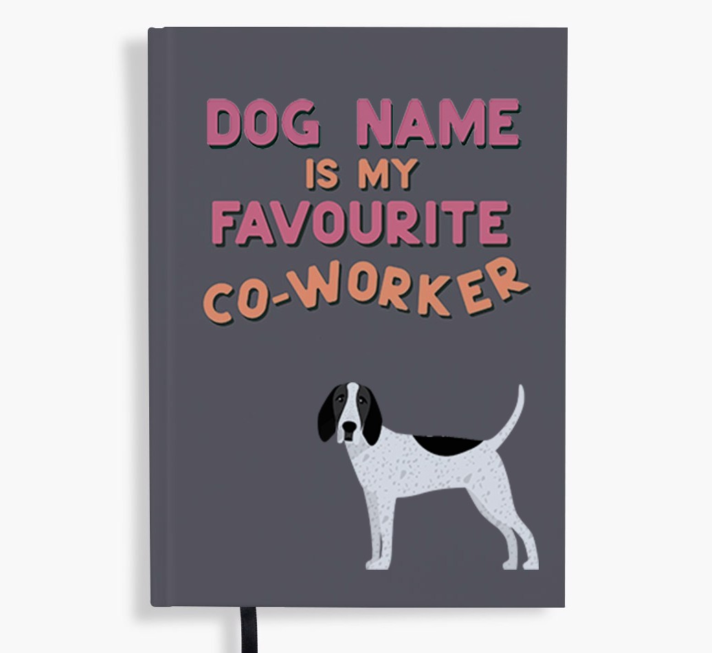 Favourite Co-Worker: Personalised {breedFullName} Notebook