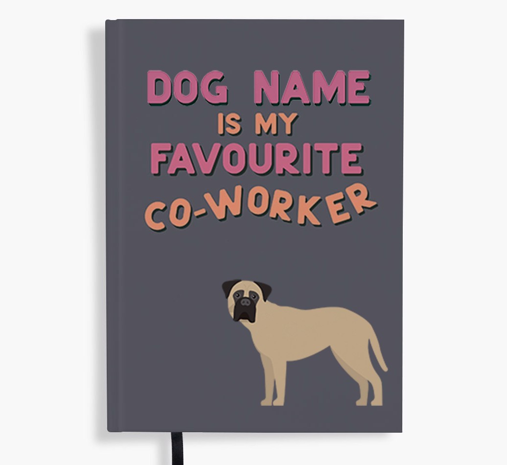 Favourite Co-Worker: Personalised {breedFullName} Notebook