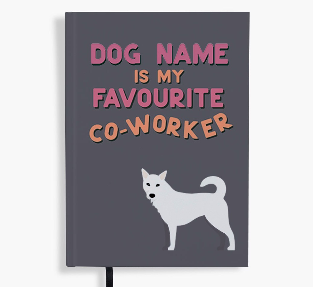 Favourite Co-Worker: Personalised {breedFullName} Notebook