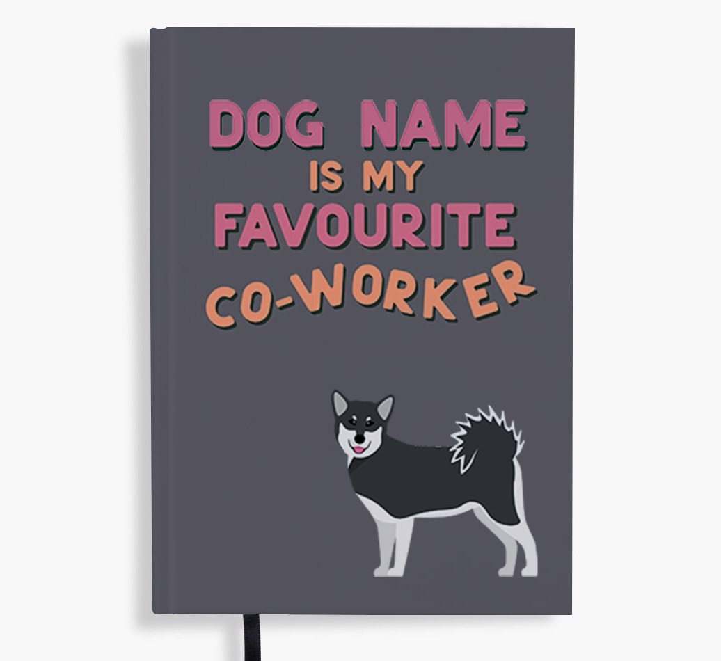 Favourite Co-Worker: Personalised {breedFullName} Notebook