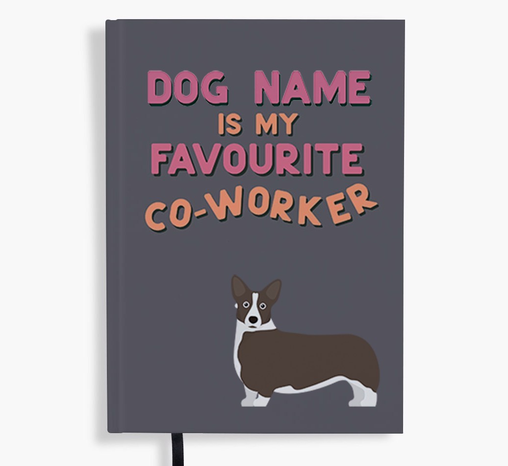 Favorite Co-Worker: Personalized {breedFullName} Notebook