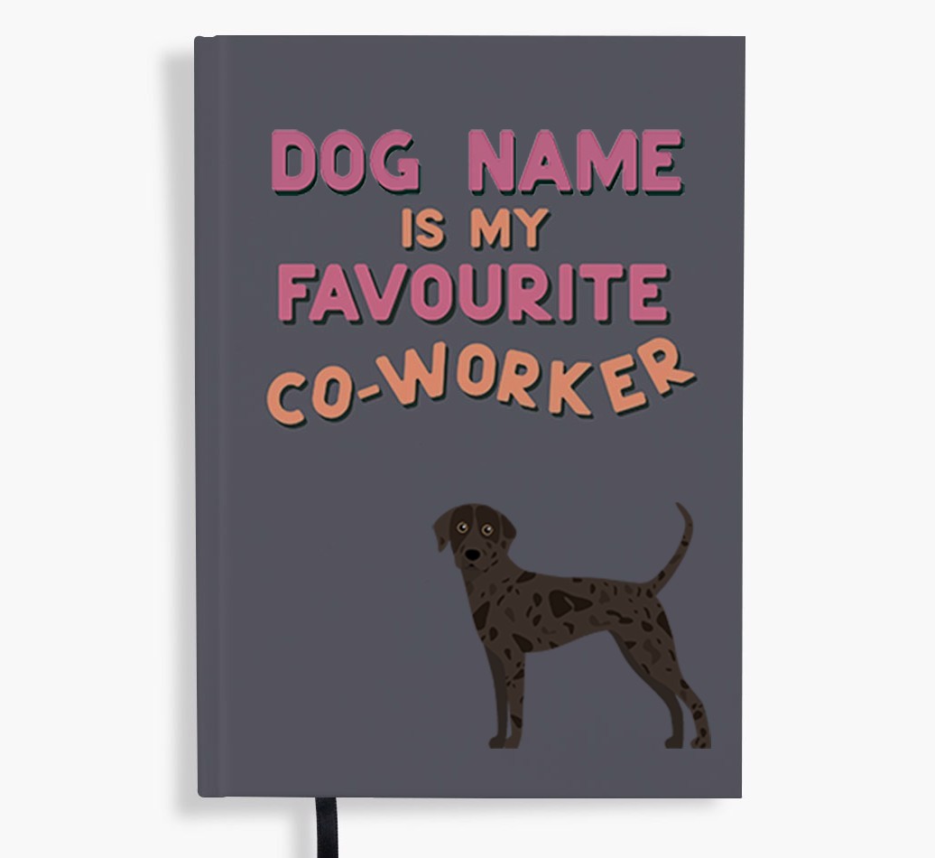Favourite Co-Worker: Personalised {breedFullName} Notebook
