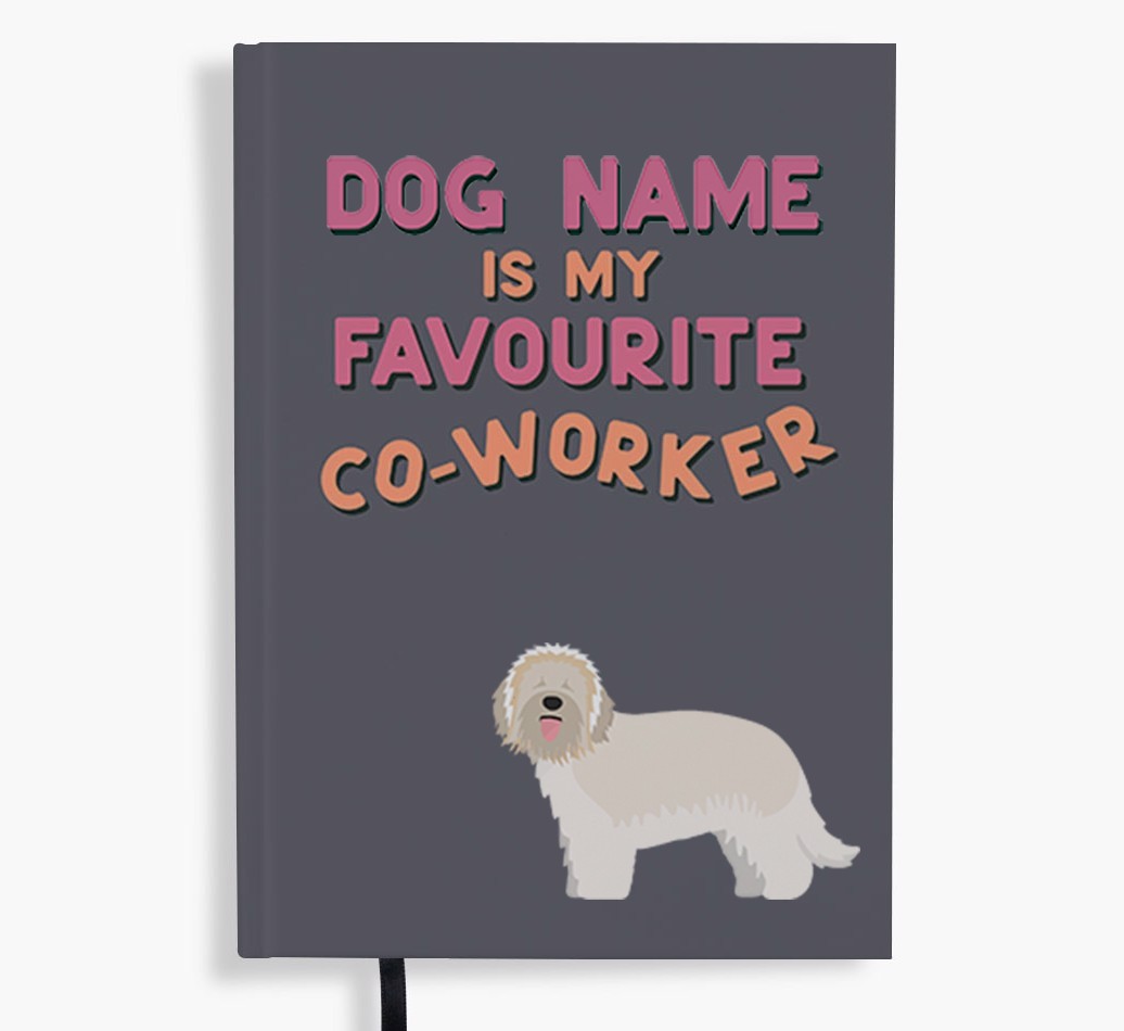 Favourite Co-Worker: Personalised {breedFullName} Notebook