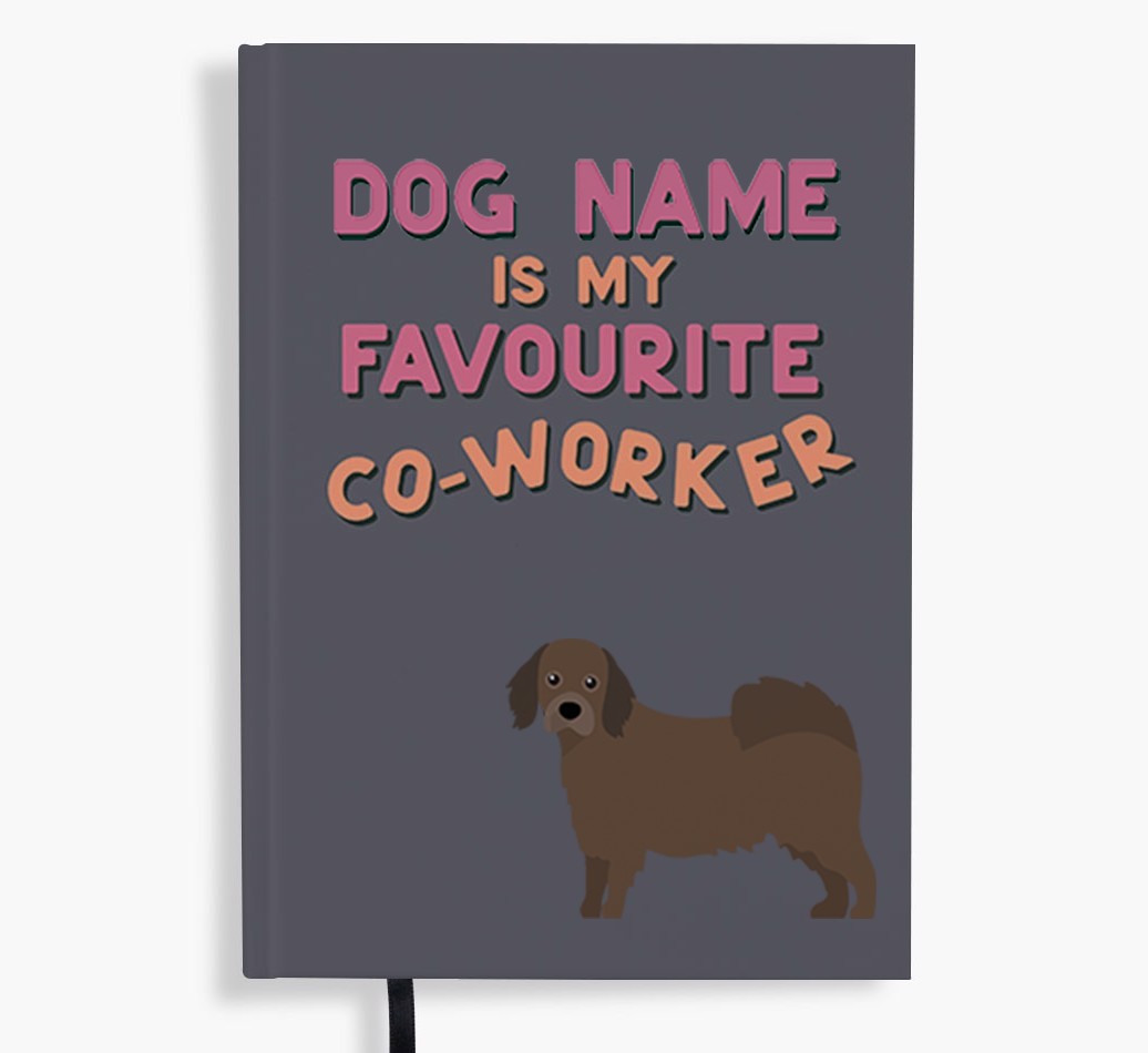 Favourite Co-Worker: Personalised {breedFullName} Notebook