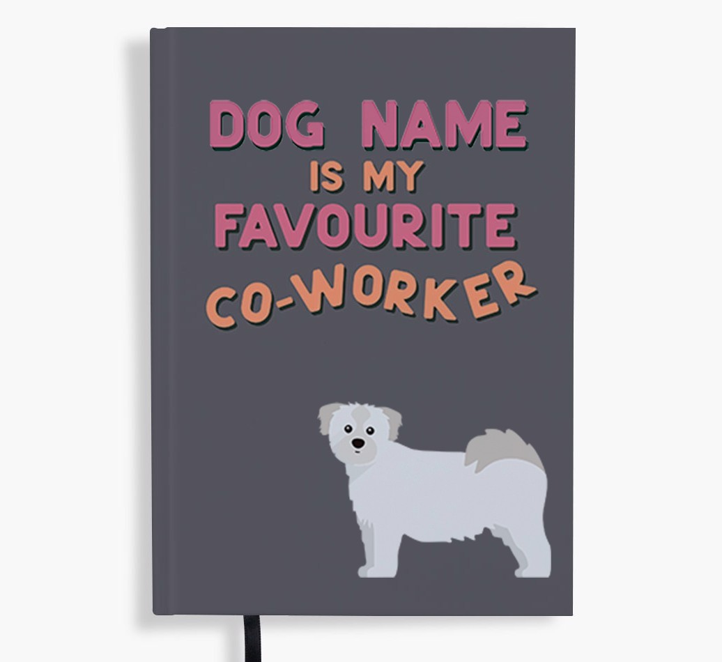 Favourite Co-Worker: Personalised {breedFullName} Notebook