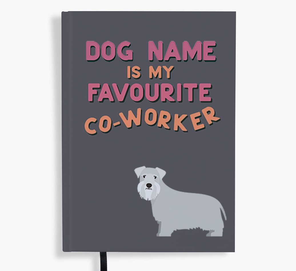 Favourite Co-Worker: Personalised {breedFullName} Notebook