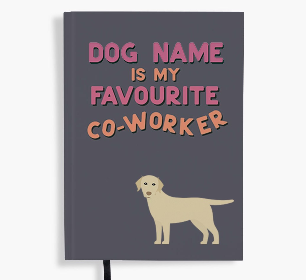 Favourite Co-Worker: Personalised {breedFullName} Notebook