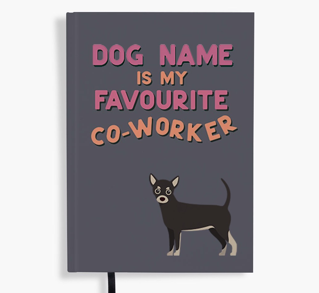 Favourite Co-Worker: Personalised {breedFullName} Notebook