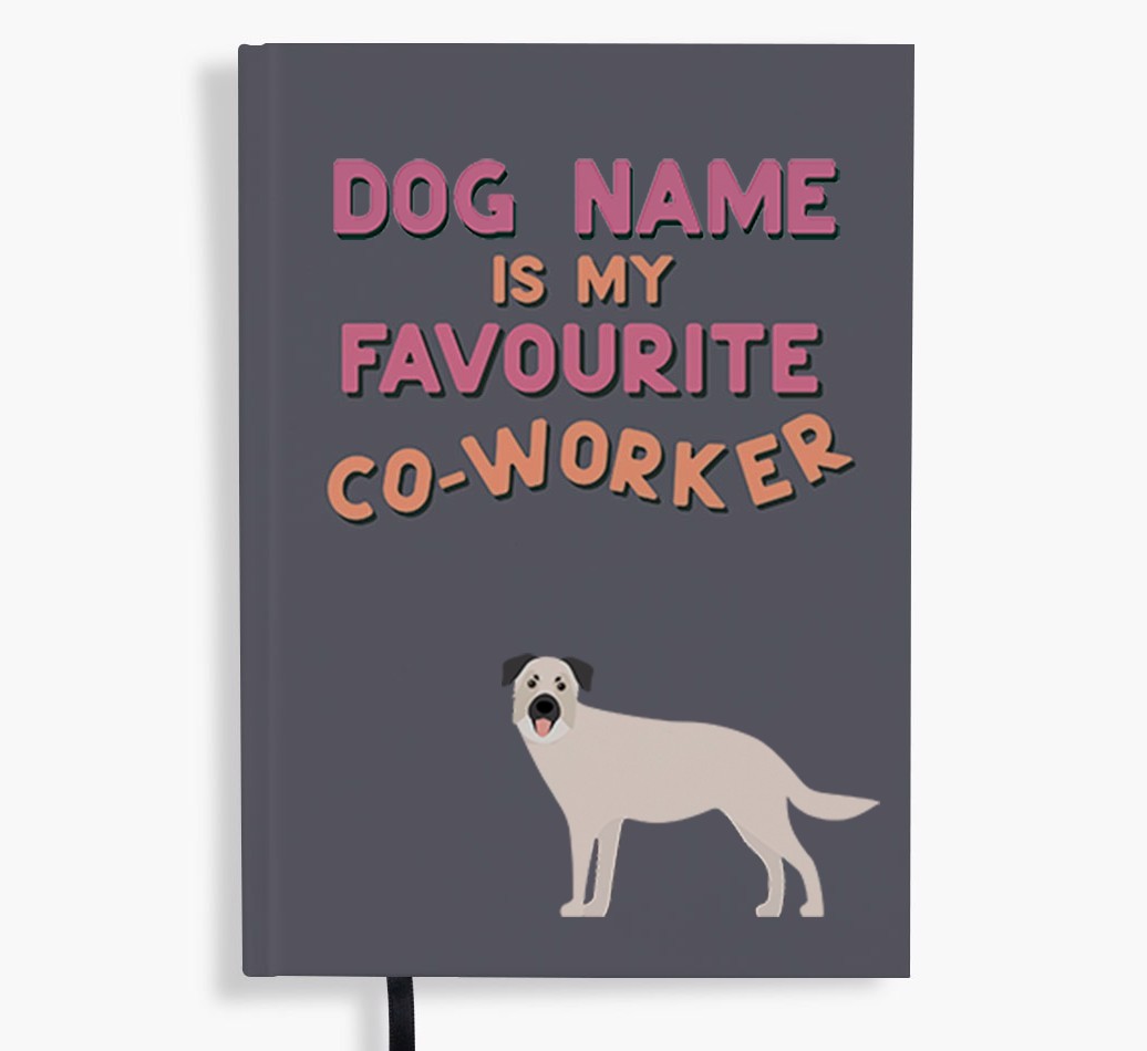 Favourite Co-Worker: Personalised {breedFullName} Notebook
