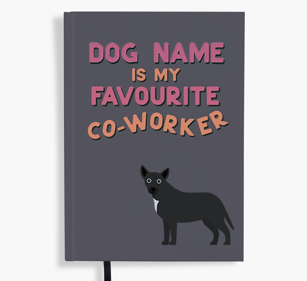 Favourite Co-Worker: Personalised {breedFullName} Notebook