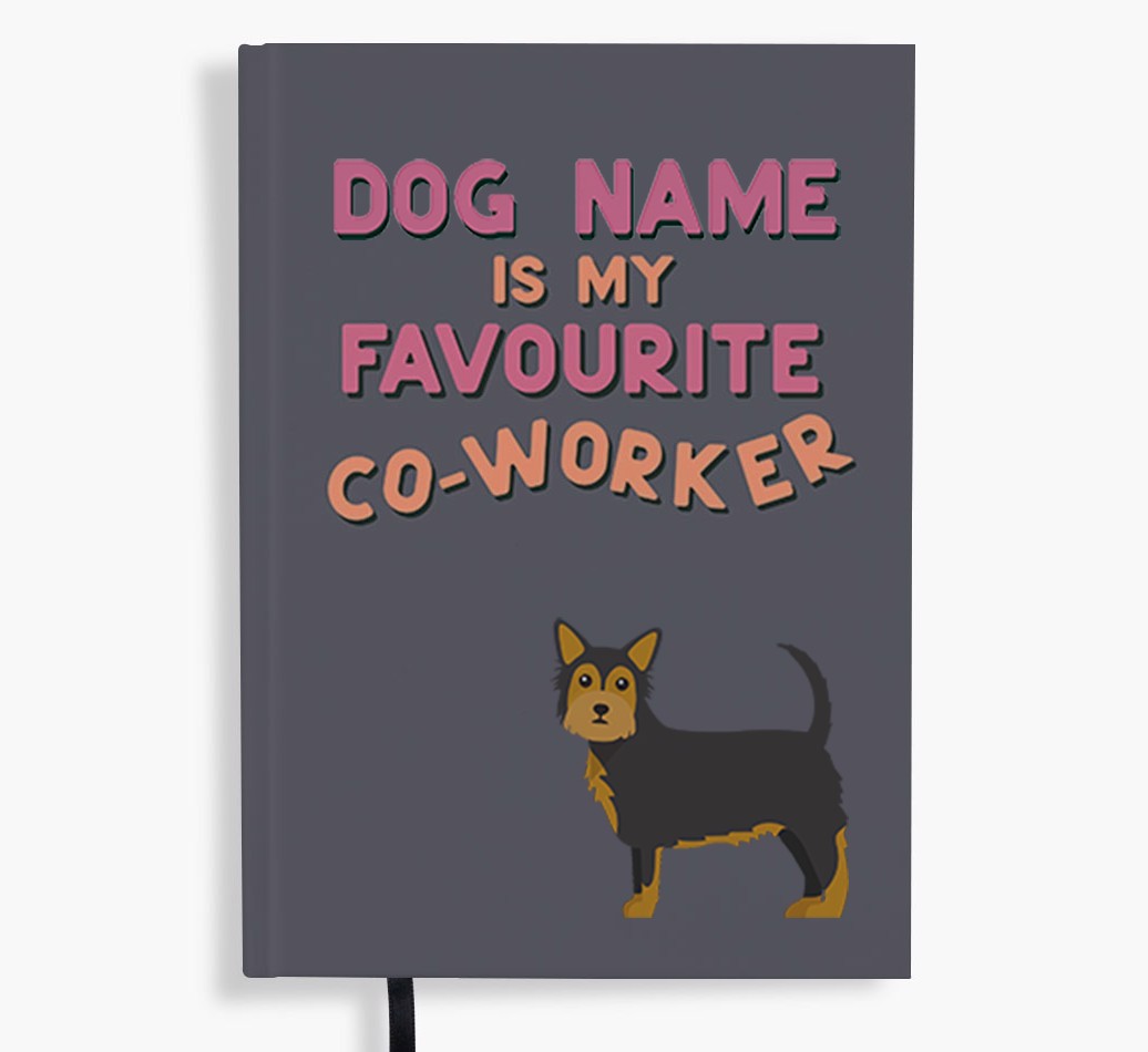 Favourite Co-Worker: Personalised {breedFullName} Notebook