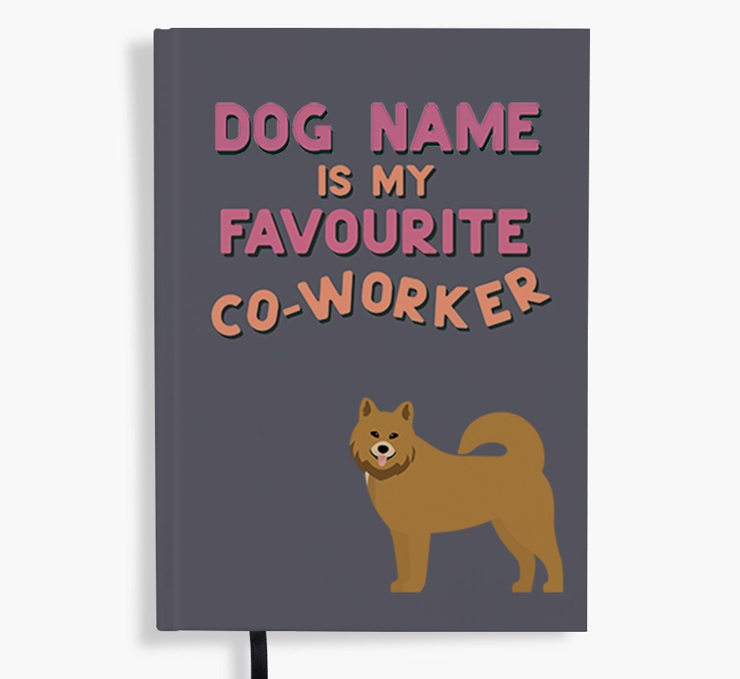Favourite Co-Worker: Personalised {breedFullName} Notebook