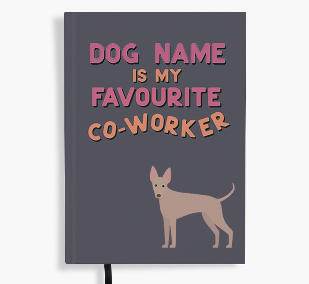 Favourite Co-Worker: Personalised {breedFullName} Notebook