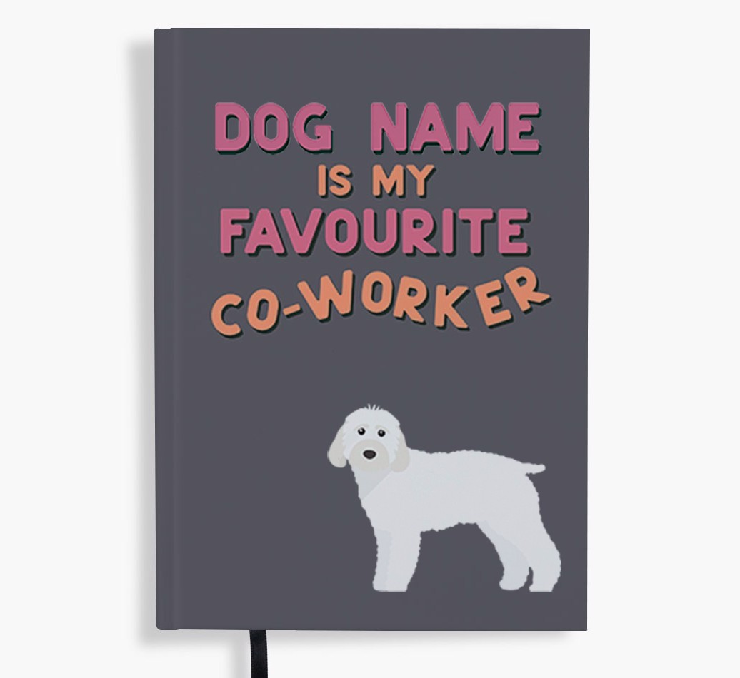 Favourite Co-Worker: Personalised {breedFullName} Notebook