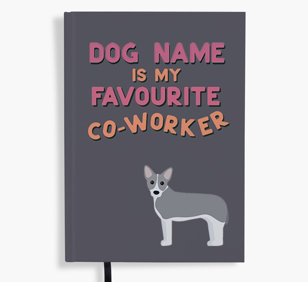 Favourite Co-Worker: Personalised {breedFullName} Notebook