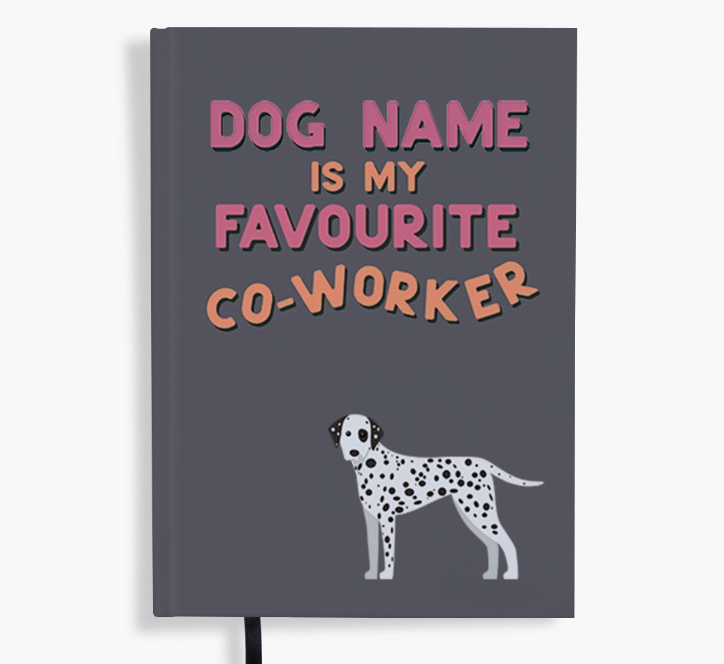 Favourite Co-Worker: Personalised {breedFullName} Notebook