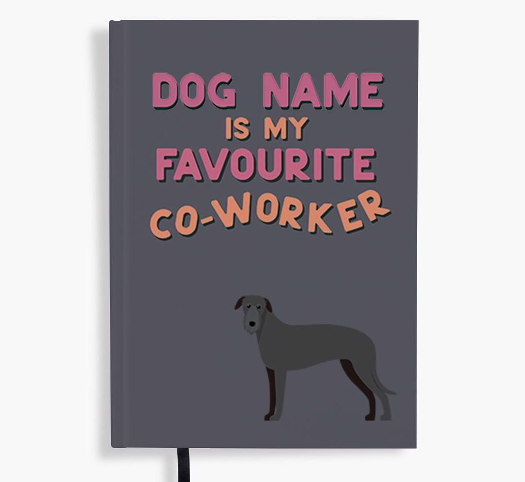 Favourite Co-Worker: Personalised {breedFullName} Notebook