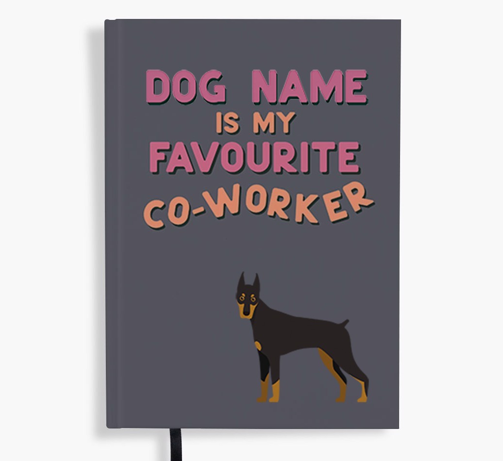 Favourite Co-Worker: Personalised {breedFullName} Notebook