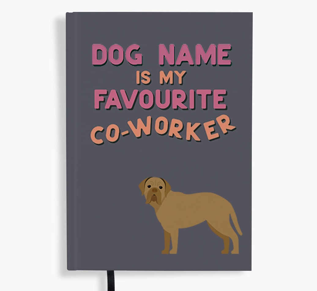 Favourite Co-Worker: Personalised {breedFullName} Notebook