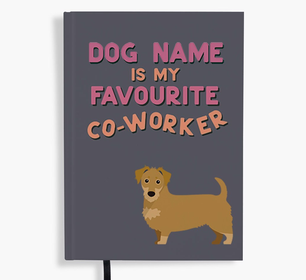 Favourite Co-Worker: Personalised {breedFullName} Notebook