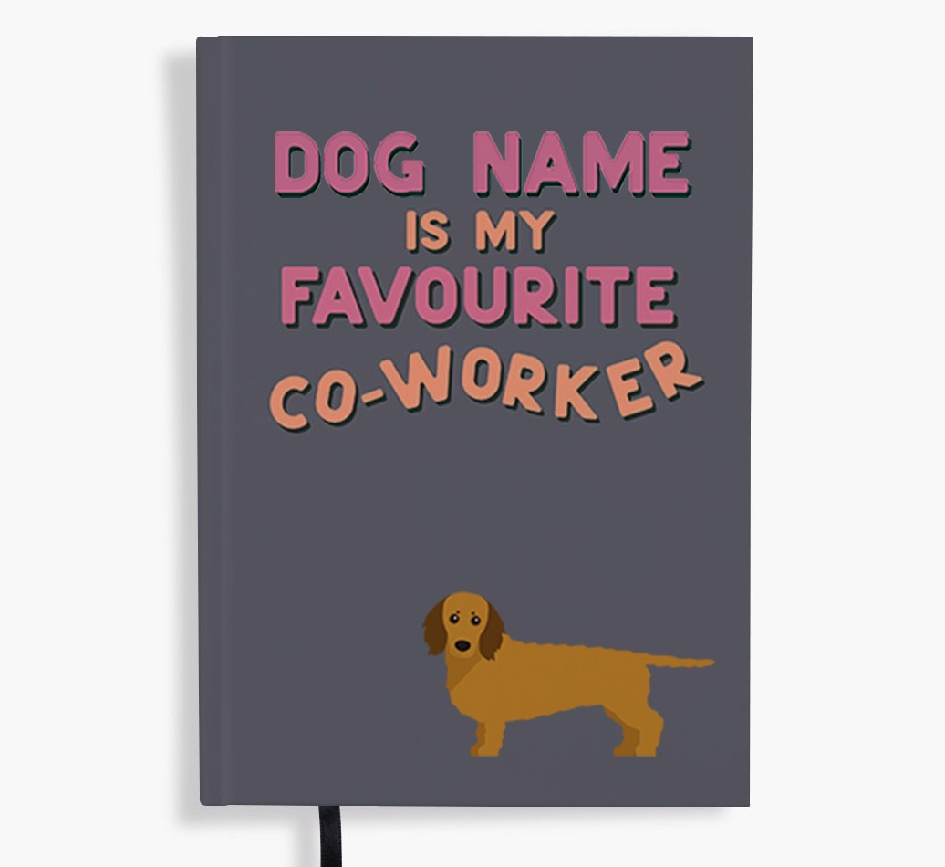Favorite Co-Worker: Personalized {breedFullName} Notebook