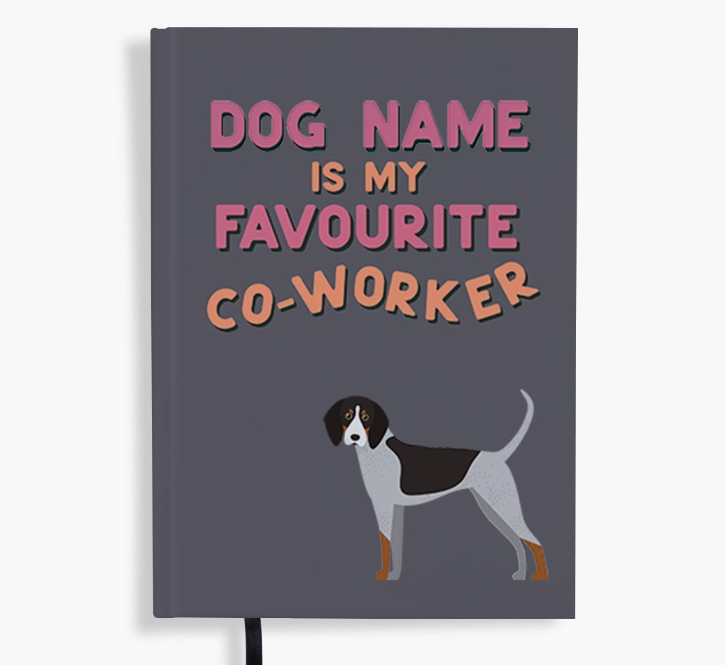 Favourite Co-Worker: Personalised {breedFullName} Notebook
