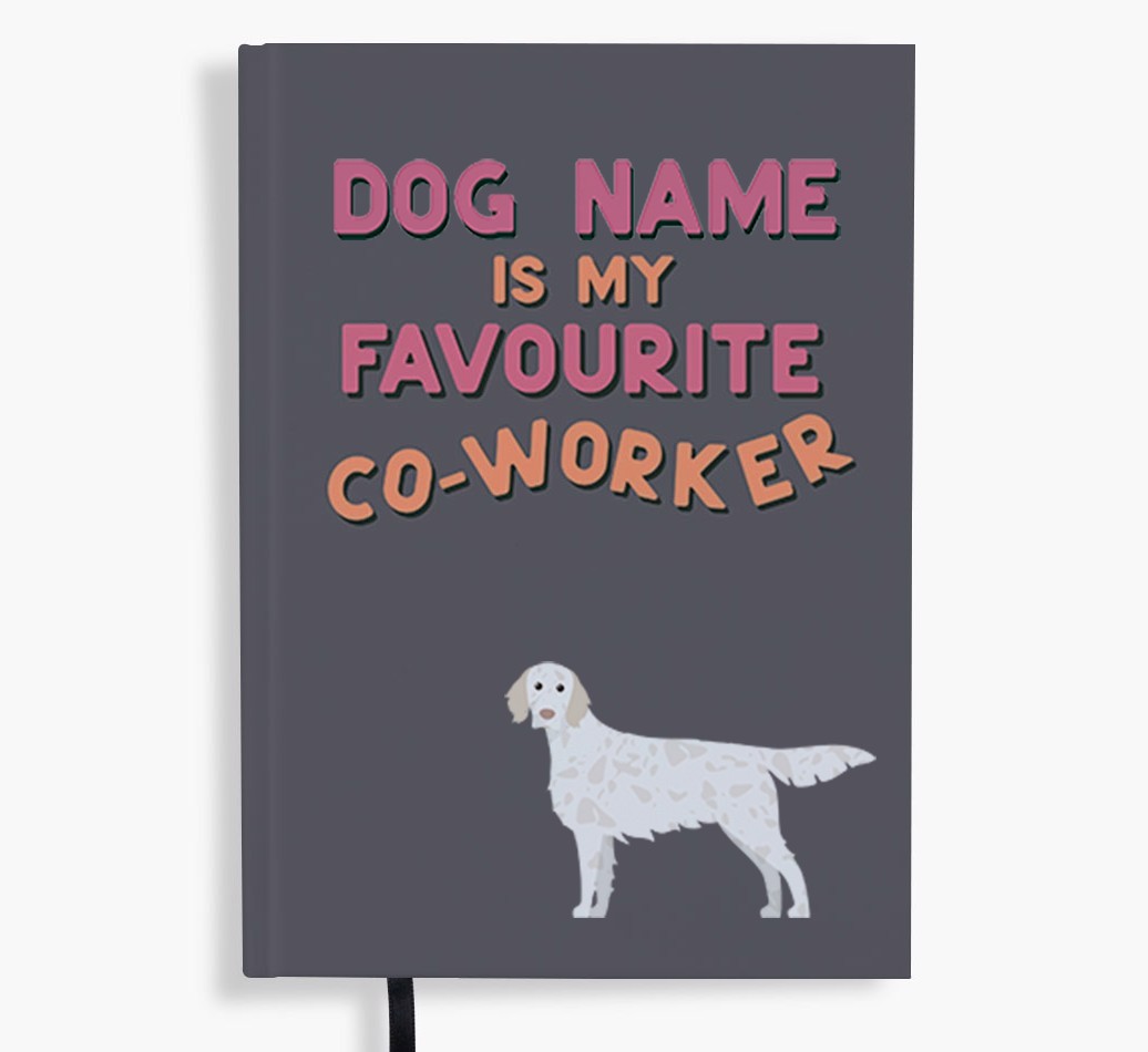 Favourite Co-Worker: Personalised {breedFullName} Notebook