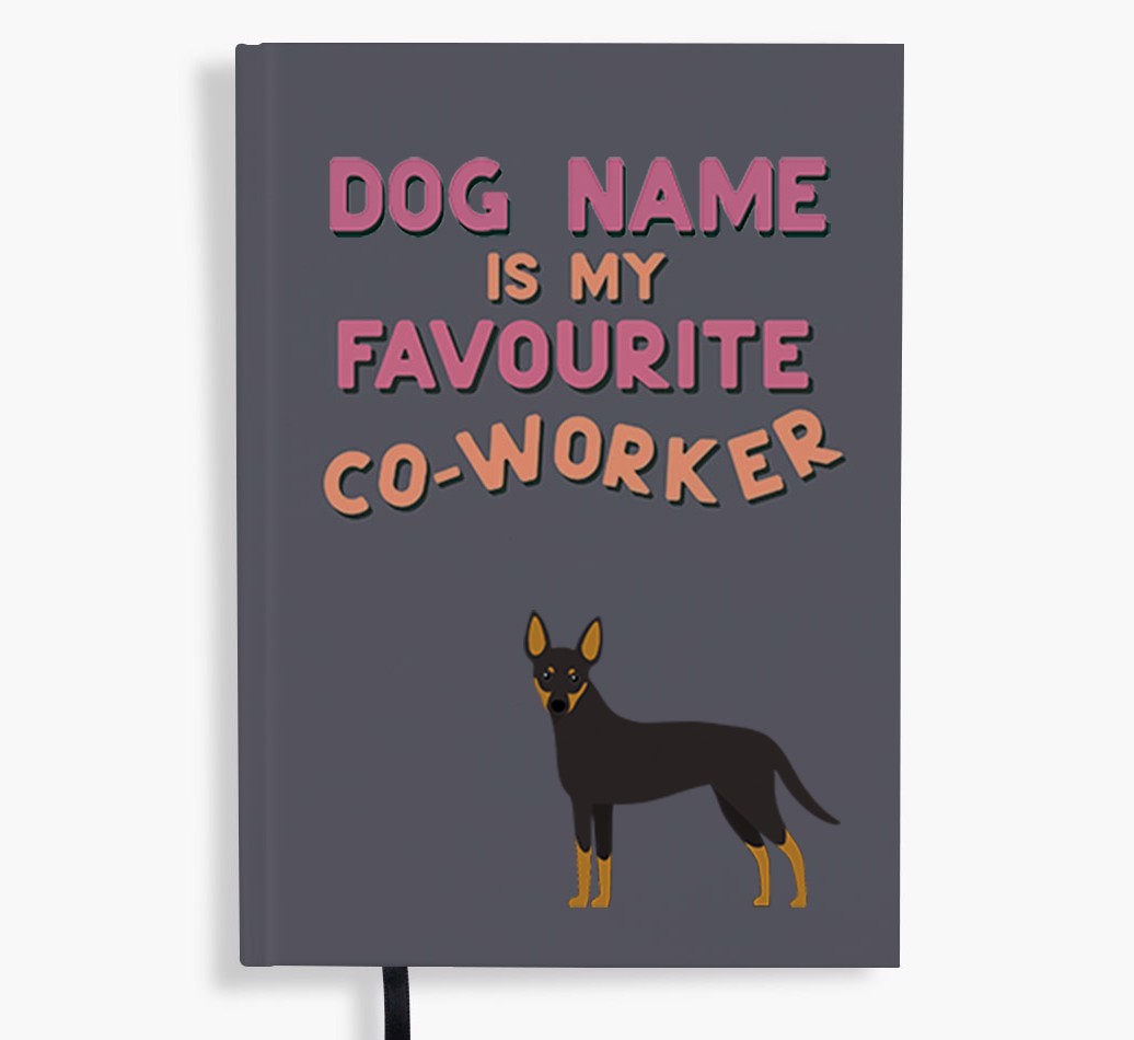 Favourite Co-Worker: Personalised {breedFullName} Notebook